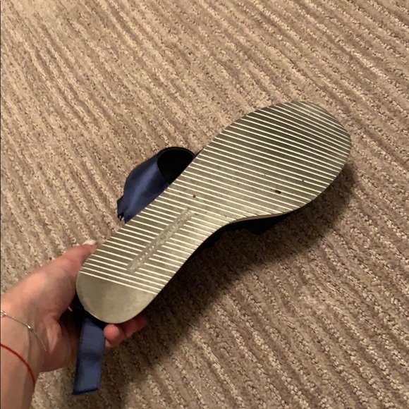 Blue Zara platform sandal - Picture 3 of 3